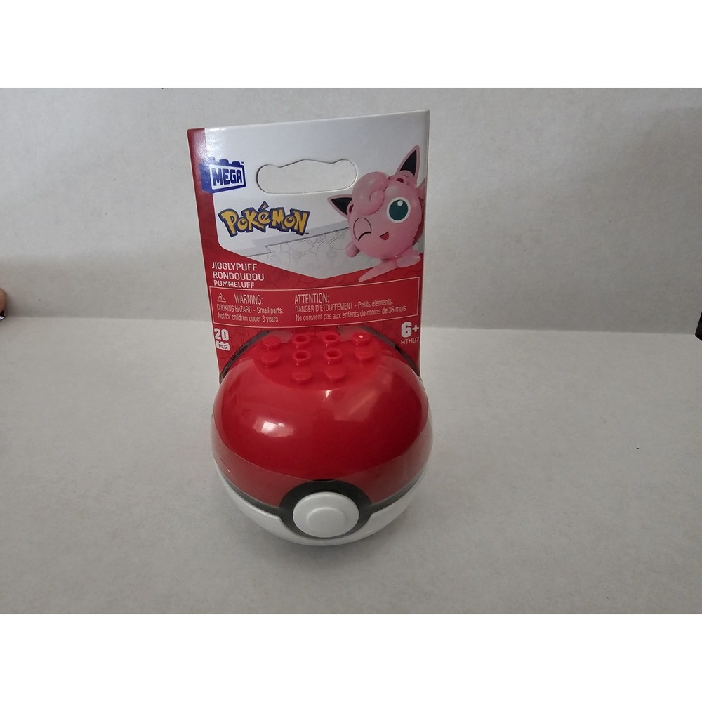 Mega Pokémon Jigglypuff Poké Ball Building‎ Set 20 Pieces NEW Sealed